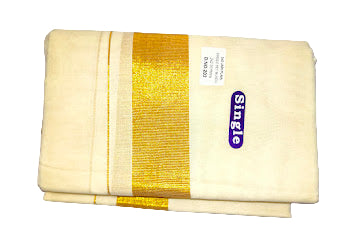 Kerala Cotton Set Mundu (Single)