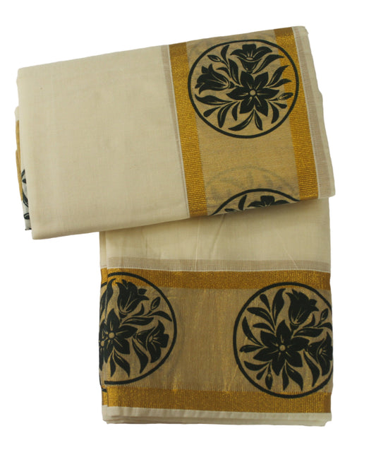 Kerala Cotton Set Mundu (Single)