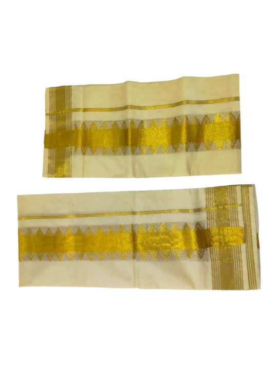 Kerala Cotton Set Mundu (Single)