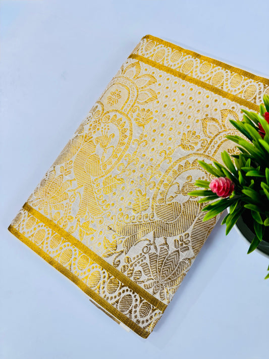 Kerala Kasavu Border Set Saree