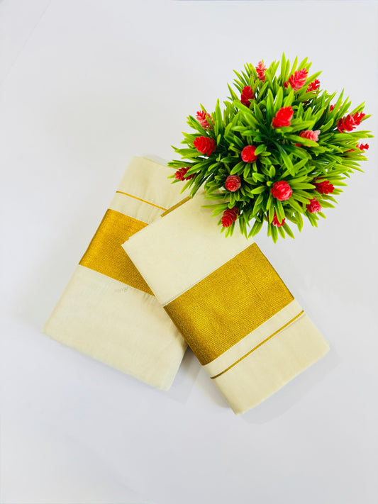 Kerala Cotton Set Mundu (Single)