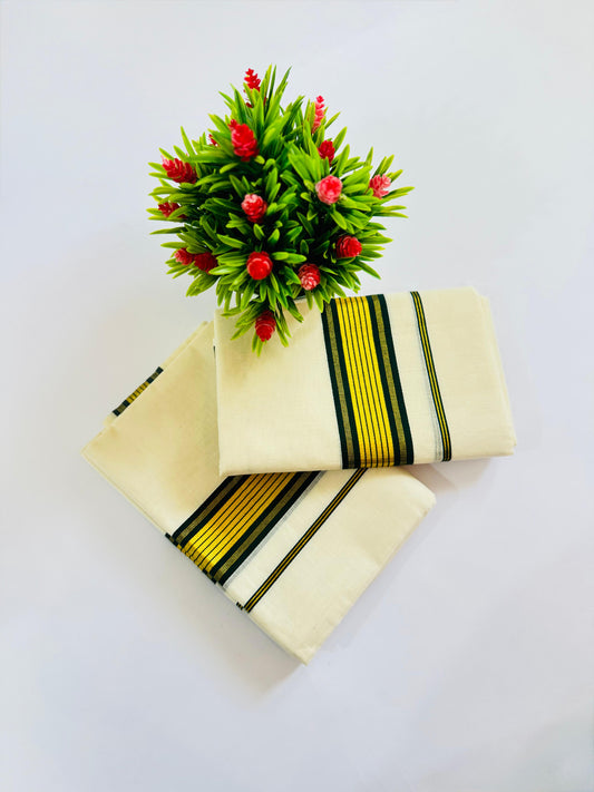 Handloom  Set Mundu
