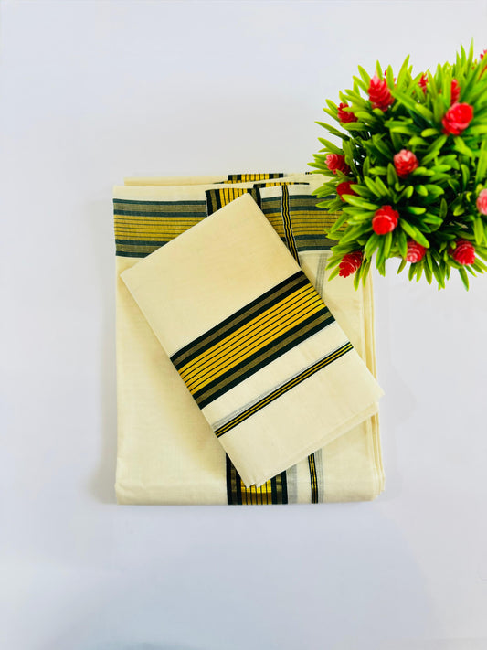 Handloom  Set Mundu