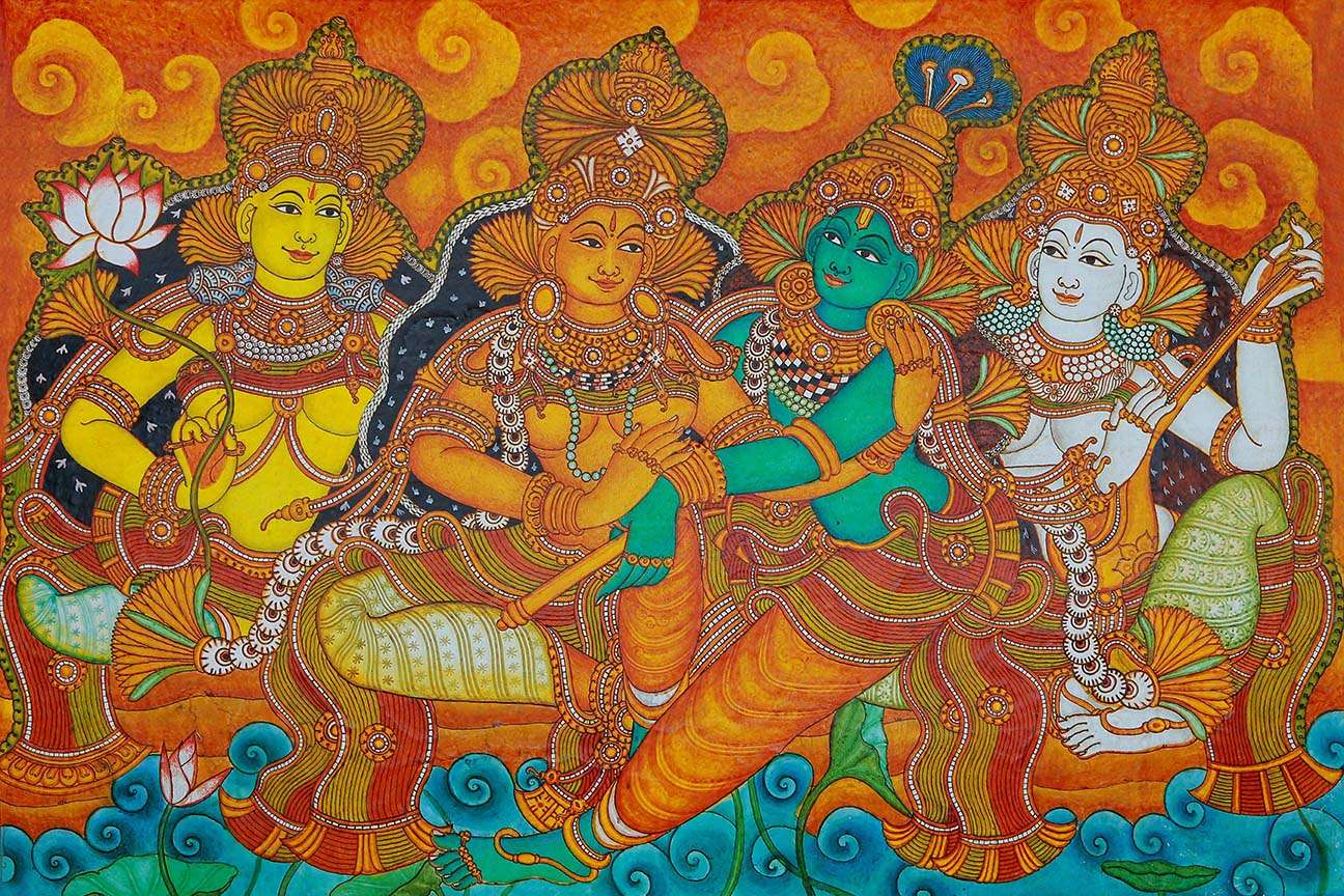 BVM314 Lord Vishnu With Consorts