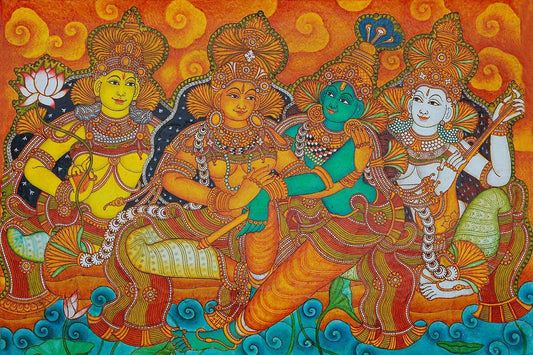 BVM314 Lord Vishnu With Consorts