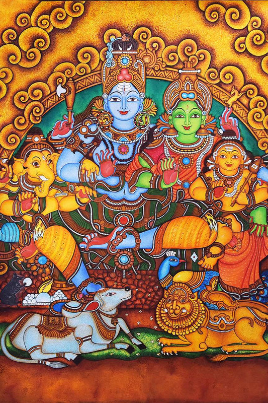 BVM323 DIVINE FAMILY OF LORD SHIVA