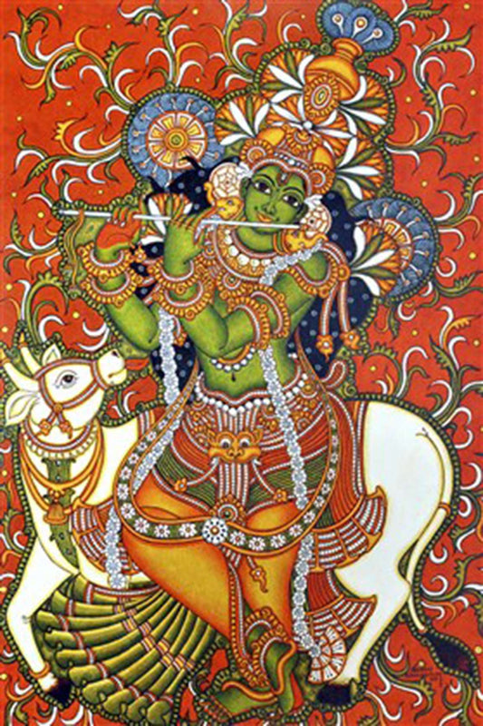 BVM231 Krishna with Cow