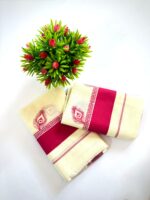 Kerala Cotton Set Mundu (Single) - Image 3