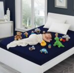 100% Waterproof Premium Cotton Feel Mattress Protector King Size 78x72 Inch|Ultra Soft Breathable & Fitted Bed Protector Terry Cover Double Bed - Image 2