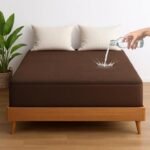 100% Waterproof Premium Cotton Feel Mattress Protector King Size 78x72 Inch|Ultra Soft Breathable & Fitted Bed Protector Terry Cover Double Bed