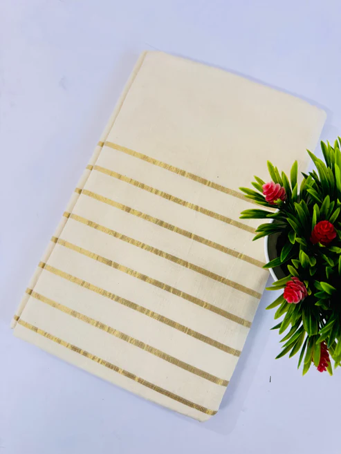 Kerala Handloom Saree - Image 1