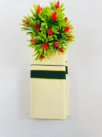 Kerala Handloom Double Mundu - Image 3