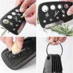 Kitchen Unique Gadgets Set 6 Pieces, Space Saving, Cheese Grater, Bottle Opener, Fruit Vegetable Peeler, Pizza Cutter, Garlic Ginger Grinder, Herb Stripper Kitchen Tools Set - Image 3