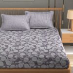 Plush super King Size Printed Bedsheet with 2 Pillow Covers108”x108” inch’s - Image 2