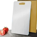 Steel Chopping board +3 pcs Knife - Image 4