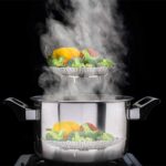 Vegetable Steamer Basket, Premium Stainless Steel Veggie Steamer Basket - Folding Expandable Steamers to Fits Various Size Pot (Silver) - Image 3