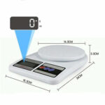 Weighing Scale Machine For Kitchen SF 400, Weigh Upto 10Kg, Battery Operated with Tare Function For Home Use Only - Image 4